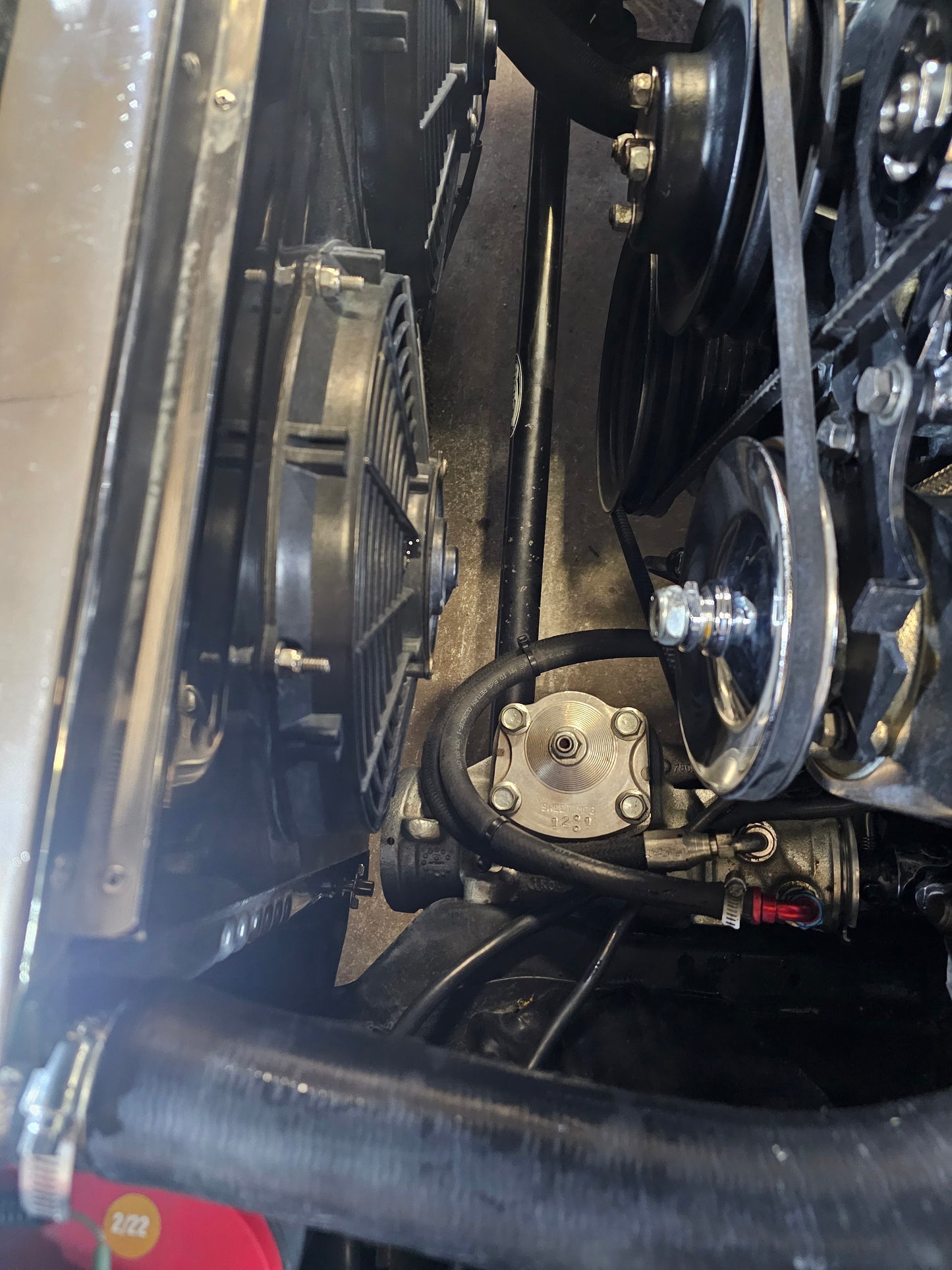 1970 to 1981 Pontiac Firebird Shroud for Cold Case GPF18 fits 14 inch fans. Powder Coated or Raw Aluminum