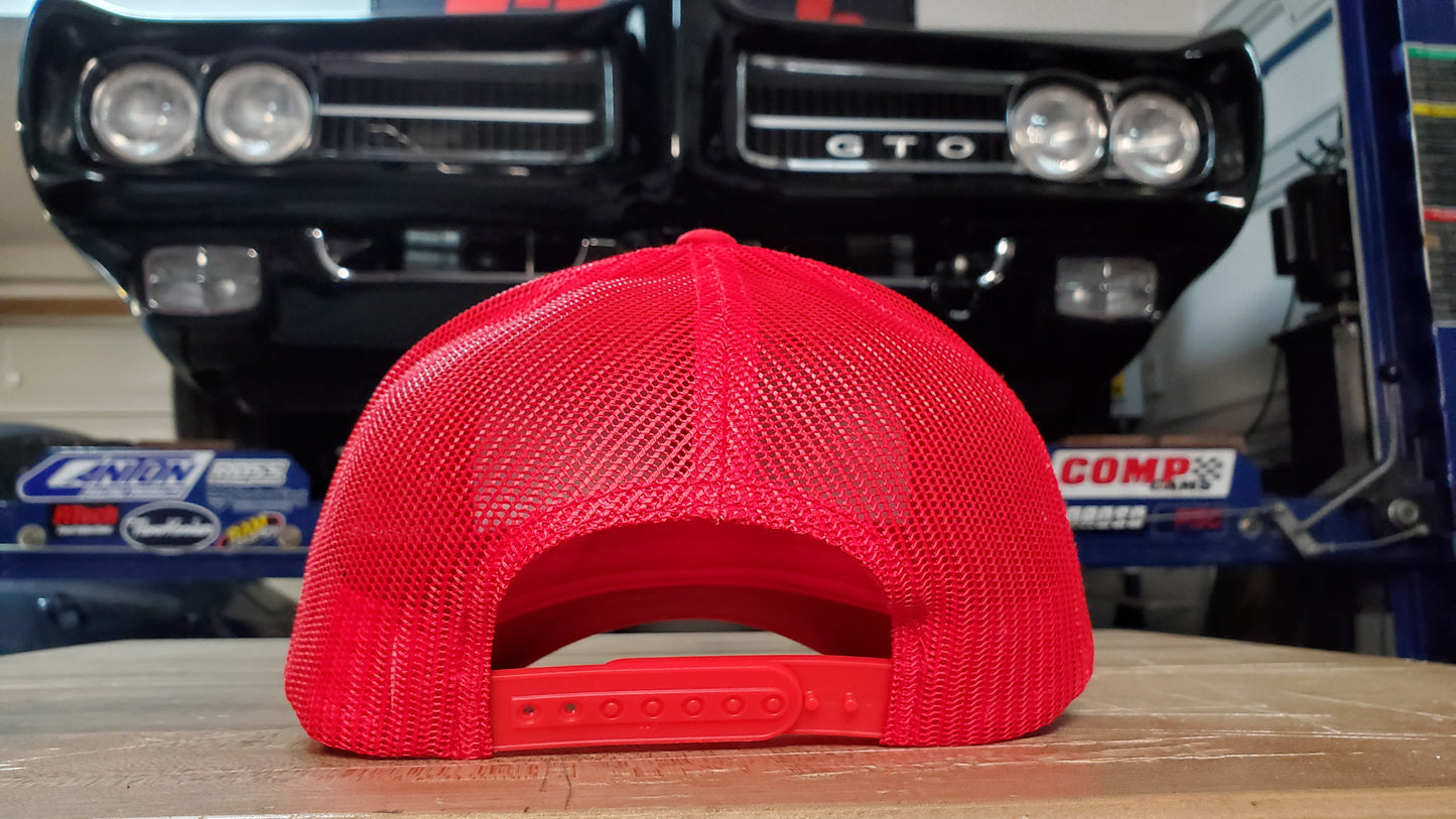 Fast Monty's Garage FMG Logo Hat - RAD (RED)