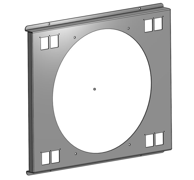 1967 to 1969 SMALL BLOCK Camaro 16 inch fan shroud for Cold Case Radiator CHC549 Raw Aluminum or Powder Coated
