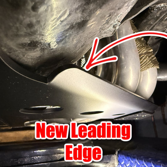 Stage 3.1 oil pan skid plate for extremely lowered 1964-1972 GM A-Body - Fast Monty's Garage