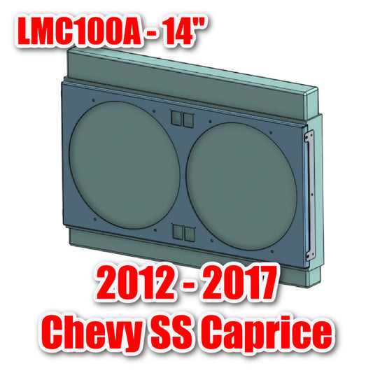 2012 to 2017 Chevy SS Caprice- Dual 14 inch Fan Shroud - For ColdCase LMC100A