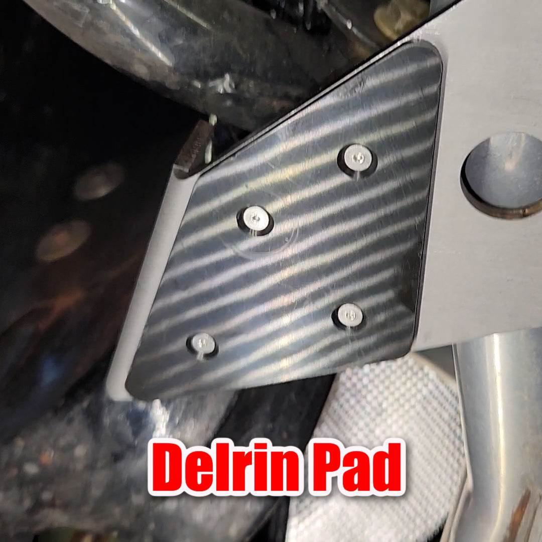 STAGE 2 - Oil Pan Protection plate for 1964 through 1972 GM A-Body's "FMG Skid Plate" with Replaceable Delrin Pads
