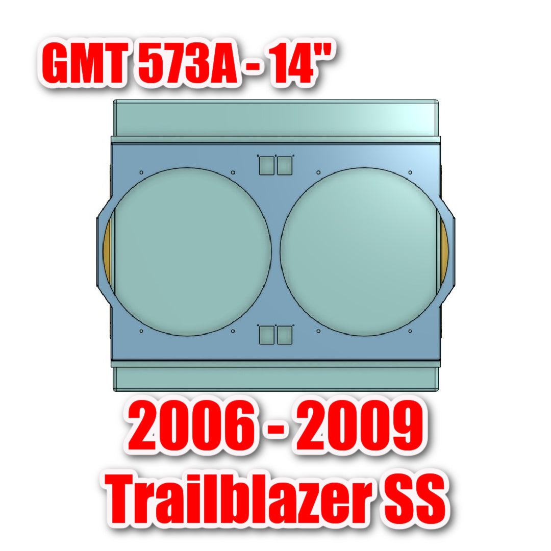 2006 to 2009 Chevy Trailblazer SS-Dual 14 inch Fan Shroud for ColdCase GMT573A
