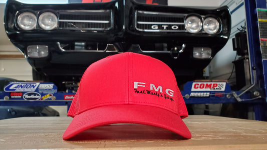 Fast Monty's Garage FMG Logo Hat - RAD (RED)