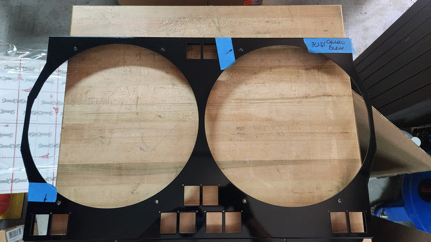 BLEM 1970 to 1981 Chevrolet Camaro shroud for Cold Case CHC545 fits 14 inch fans Powder Coated