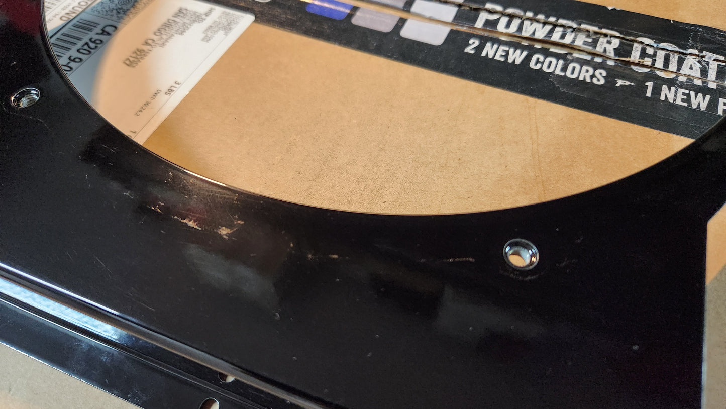 BLEM 1967 to 1969 GM F-Body Shroud for Cold Case CHC11 or CHC547 fits 12 inch fans Powder Coated Black