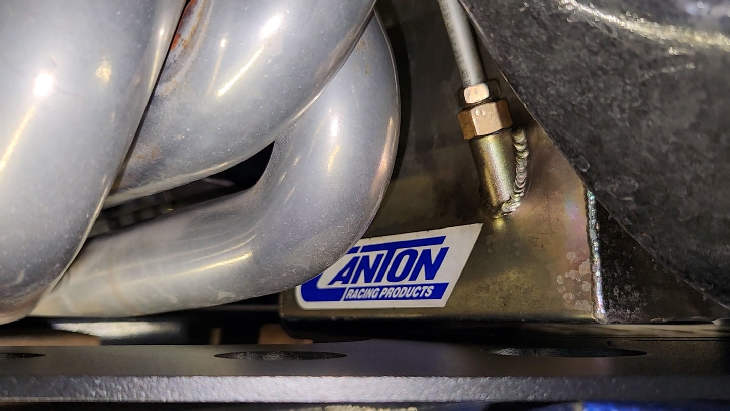 STAGE 3 - Oil Pan Protection Plate for 1964 through 1972 GM A-Body's "FMG Skid Plate" with Replaceable Delrin Pads