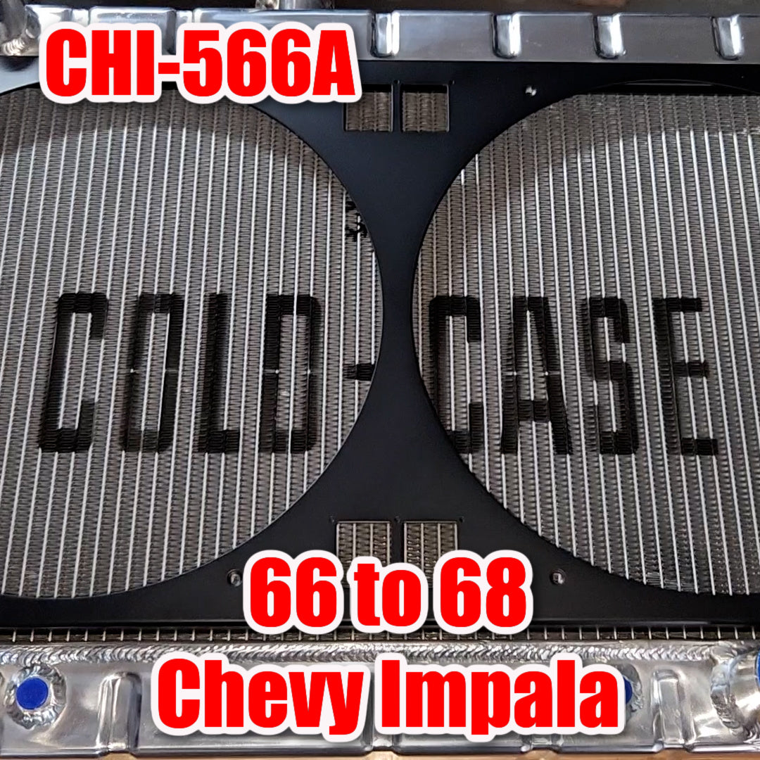 1966 to 68 Chevy Impala - Dual 14 inch Fan Shroud for ColdCase CHI566A