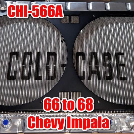 1966 to 68 Chevy Impala - Dual 14 inch Fan Shroud for ColdCase CHI566A