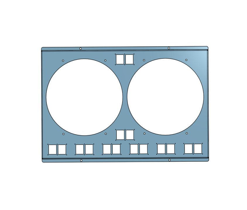 1982 to 1992 GM FBody Dual 12 Inch Fan Shroud for ColdCase LMP590 Raw Aluminum or Powder Coated
