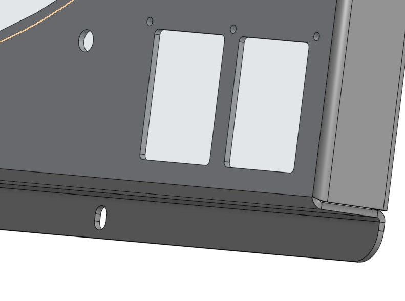 1988 to 1998 GM Trucks Twin 16" Fan Shroud for ColdCase GMT571A with Oil Cooler Raw Aluminum or Powder Coated