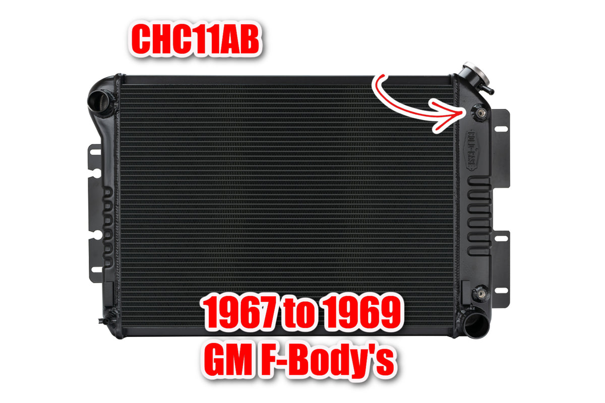 Cold Case CHC11 Radiator for 1967 to 1969 GM F-Body's