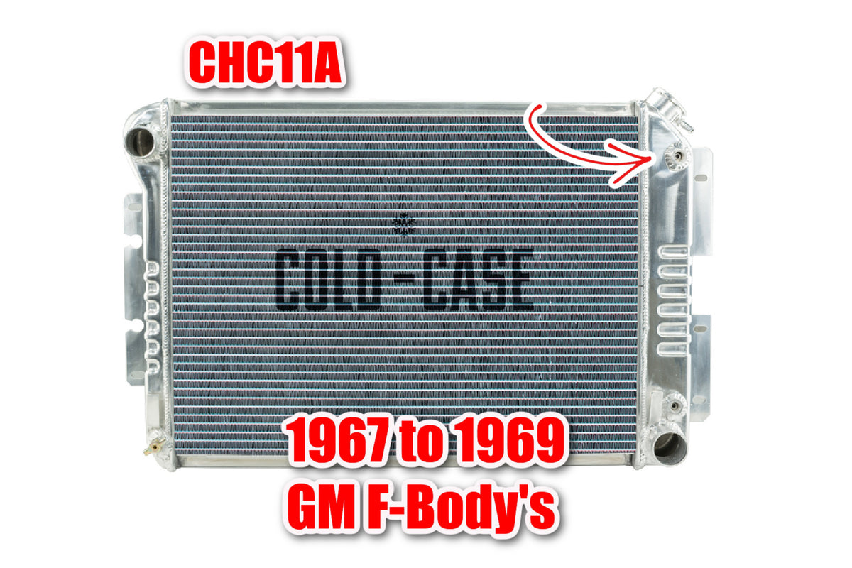 Cold Case CHC11 Radiator for 1967 to 1969 GM F-Body's