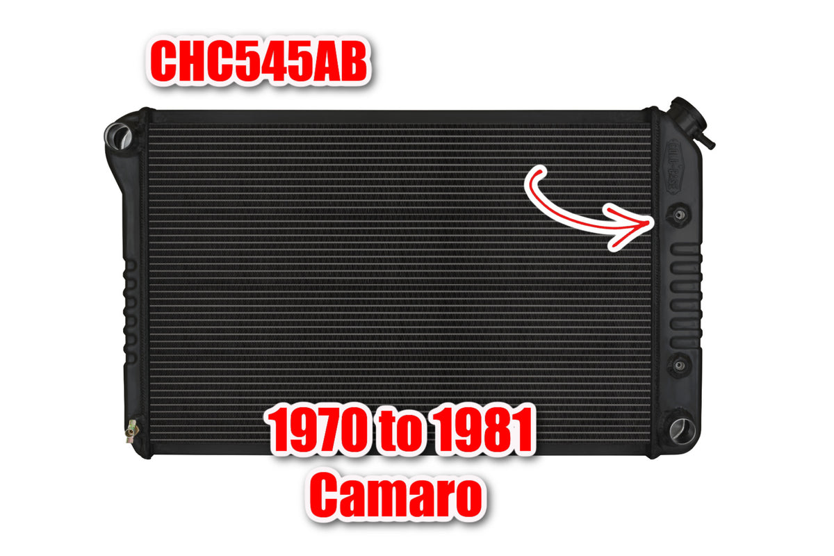 1970 to 1981 Chevrolet Camaro - Cold Case CHC545 - Radiator Options