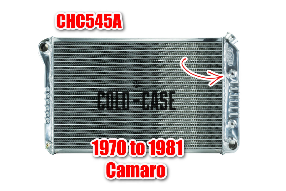 1970 to 1981 Chevrolet Camaro - Cold Case CHC545 - Radiator Options