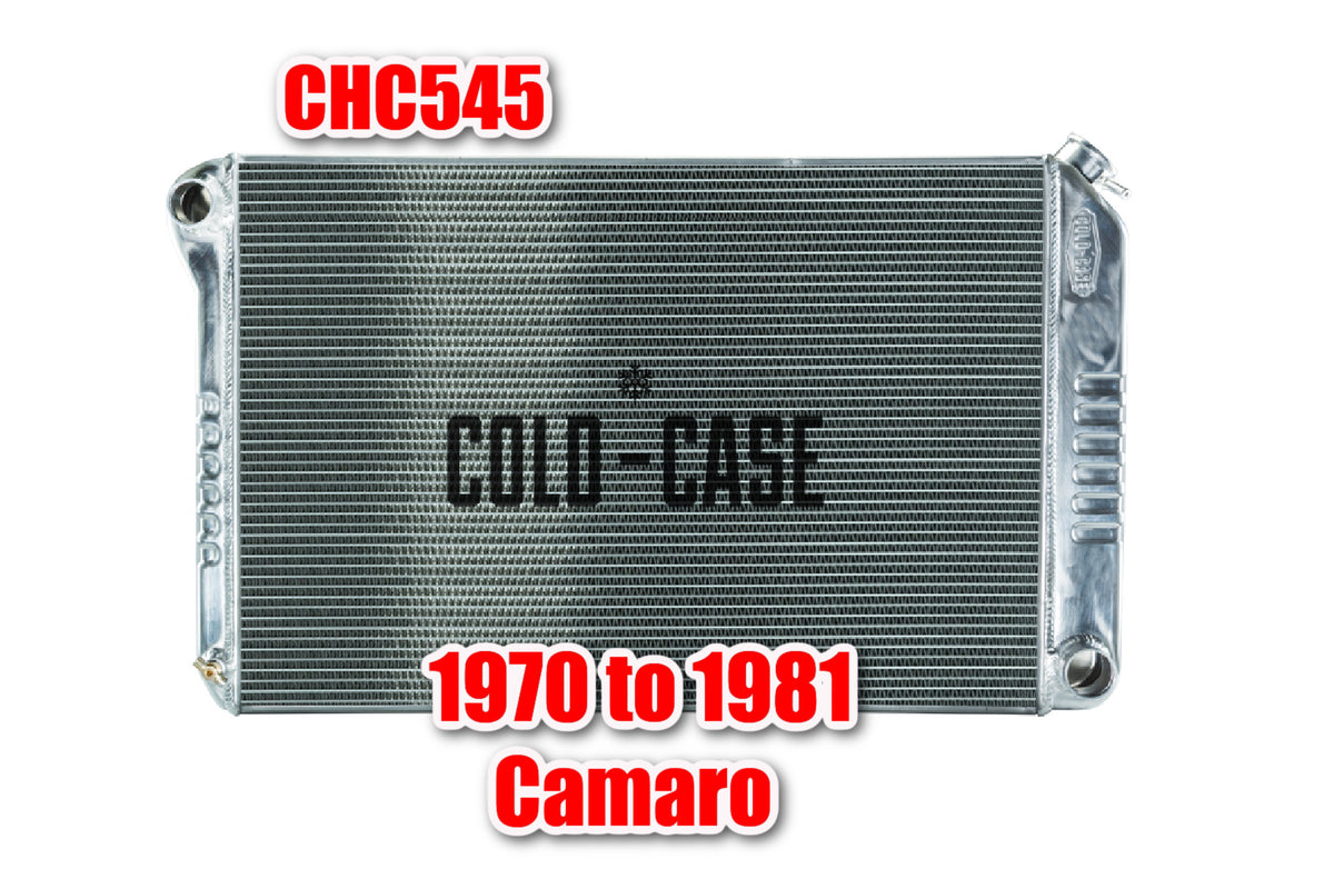 1970 to 1981 Chevrolet Camaro - Cold Case CHC545 - Radiator Options