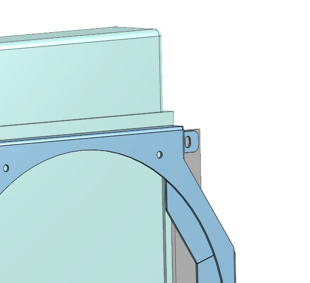 BLEM 1966-67 Chevrolet Chevelle Dual 14 inch Fan Shroud for ColdCase CHE542 Powder Coated Black