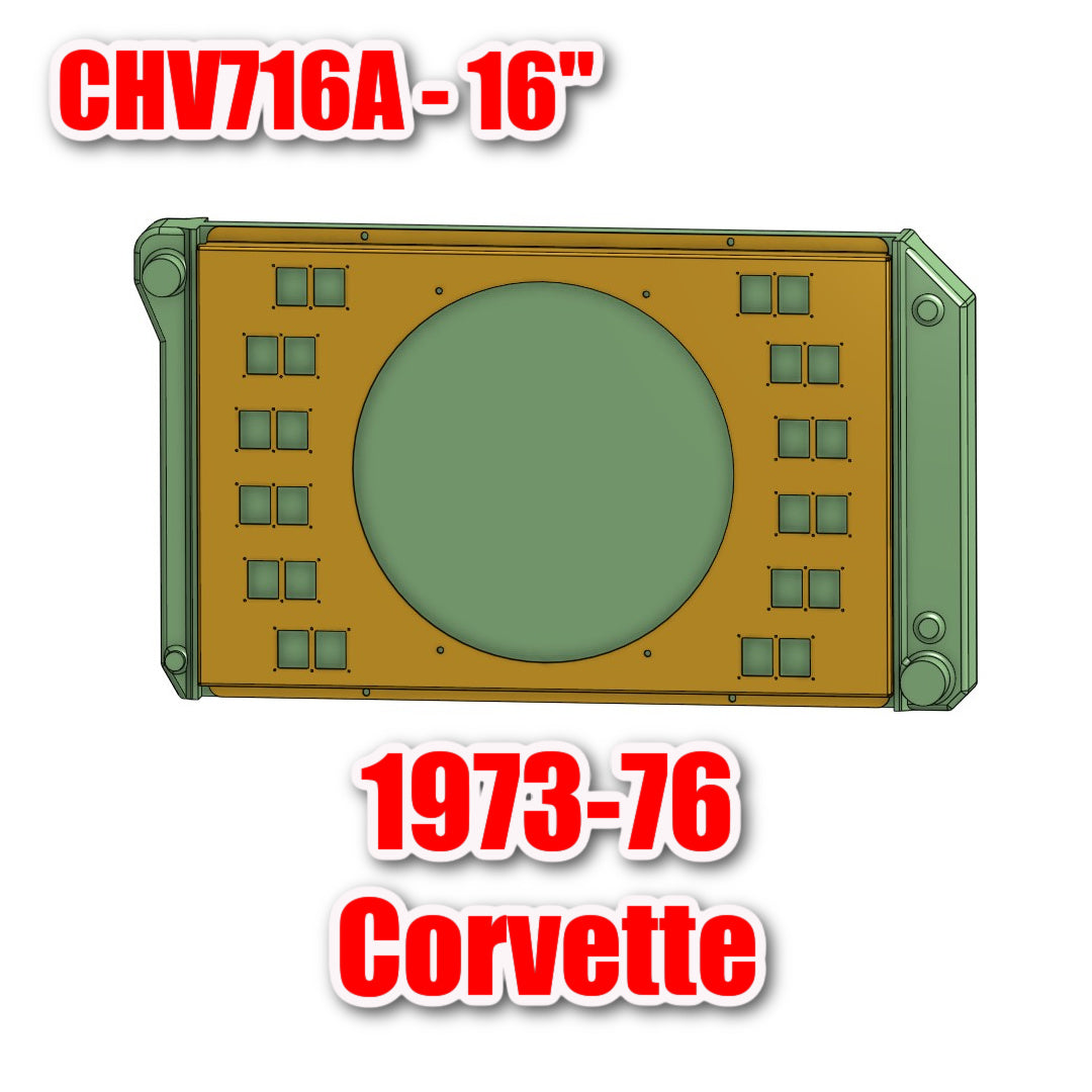 1973-1976 Corvette CHV716A fan shroud with 16-inch fan - Fast Monty's Garage