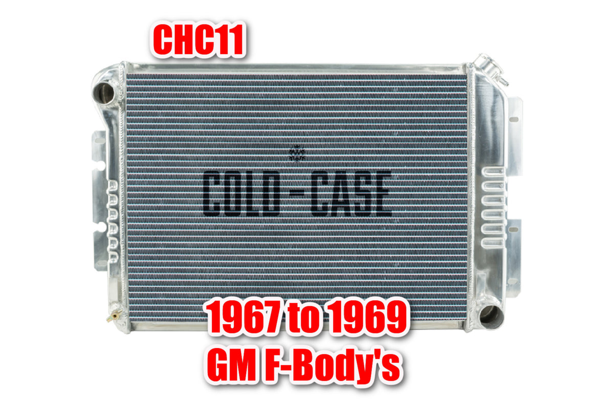 Cold Case CHC11 Radiator for 1967 to 1969 GM F-Body's