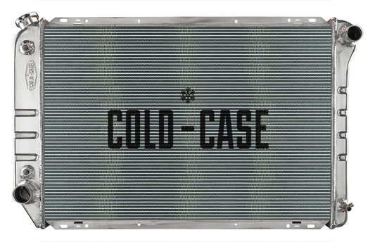 1980-1984 Ford Bronco dual 14-inch fan shroud for Cold Case FOT578A – raw aluminum