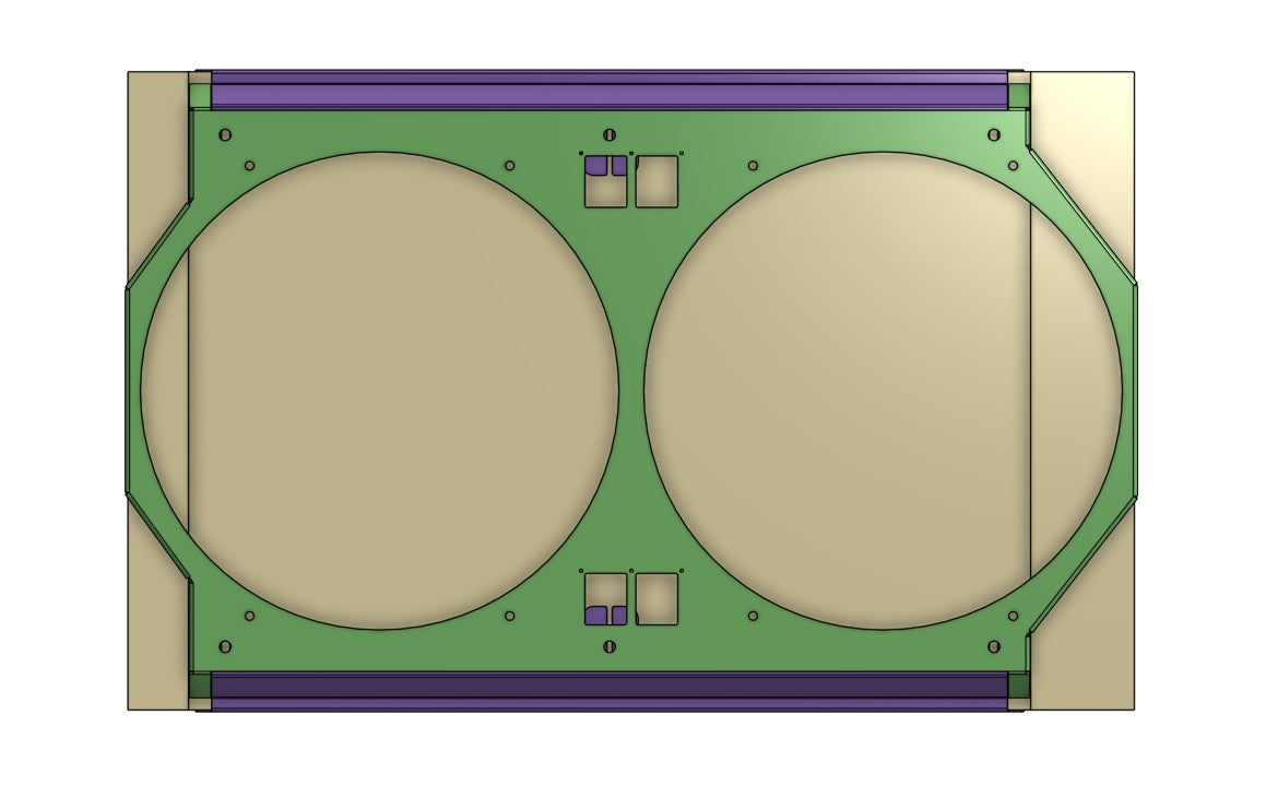 Custom BeCool Fan Shroud Kit WITH Dual 14" Proform Brushless fans replaces fan kit used on 81168