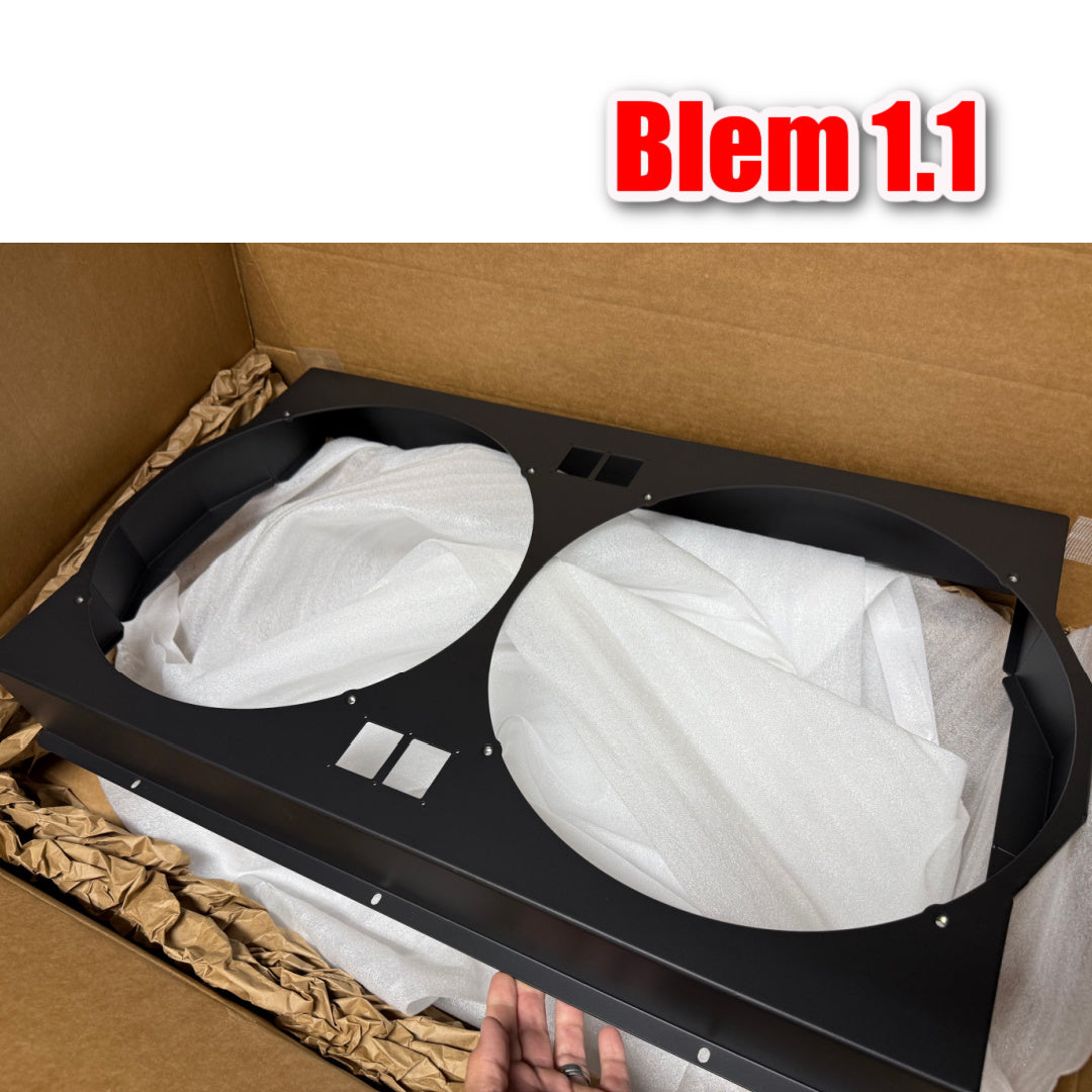 BLEM Cold Case GMA42 Spal 14" Brushless Shrouds 1968 to 1977 GM ABody