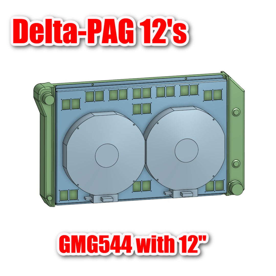 1978 to 88 GM G-Body Shroud for Cold Case GMG544 fits 12 inch DeltaPAG Brushless Fans Raw Aluminum or Powder Coated