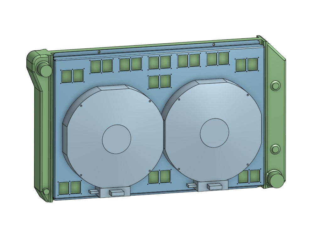 1978 to 88 GM G-Body Shroud for Cold Case GMG544 fits 12 inch DeltaPAG Brushless Fans Raw Aluminum or Powder Coated