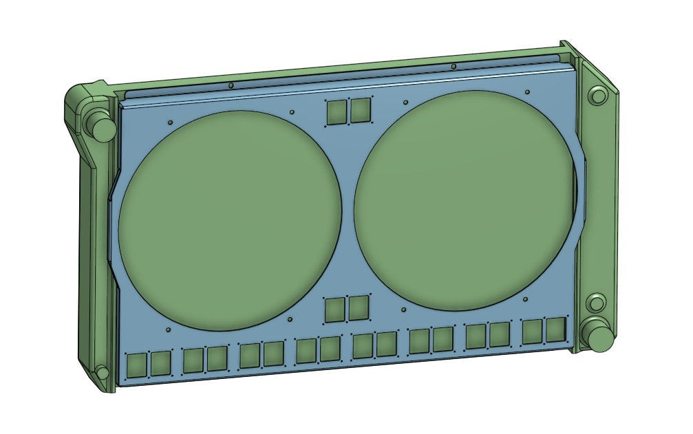 1967 to 1972 GM Trucks - Dual 14 inch fan Shroud - For Entropy Engineering Radiators