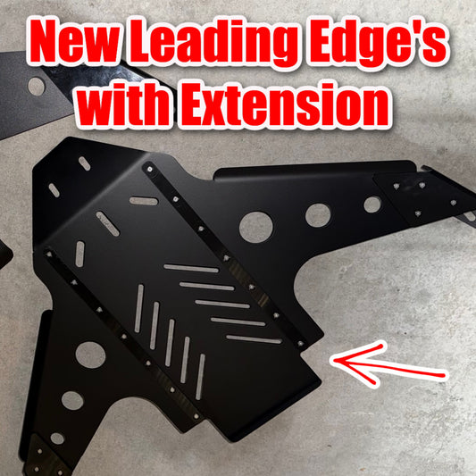 1964-1972 GM A-Body extended oil pan skid plate Stage 3 – matte black finish