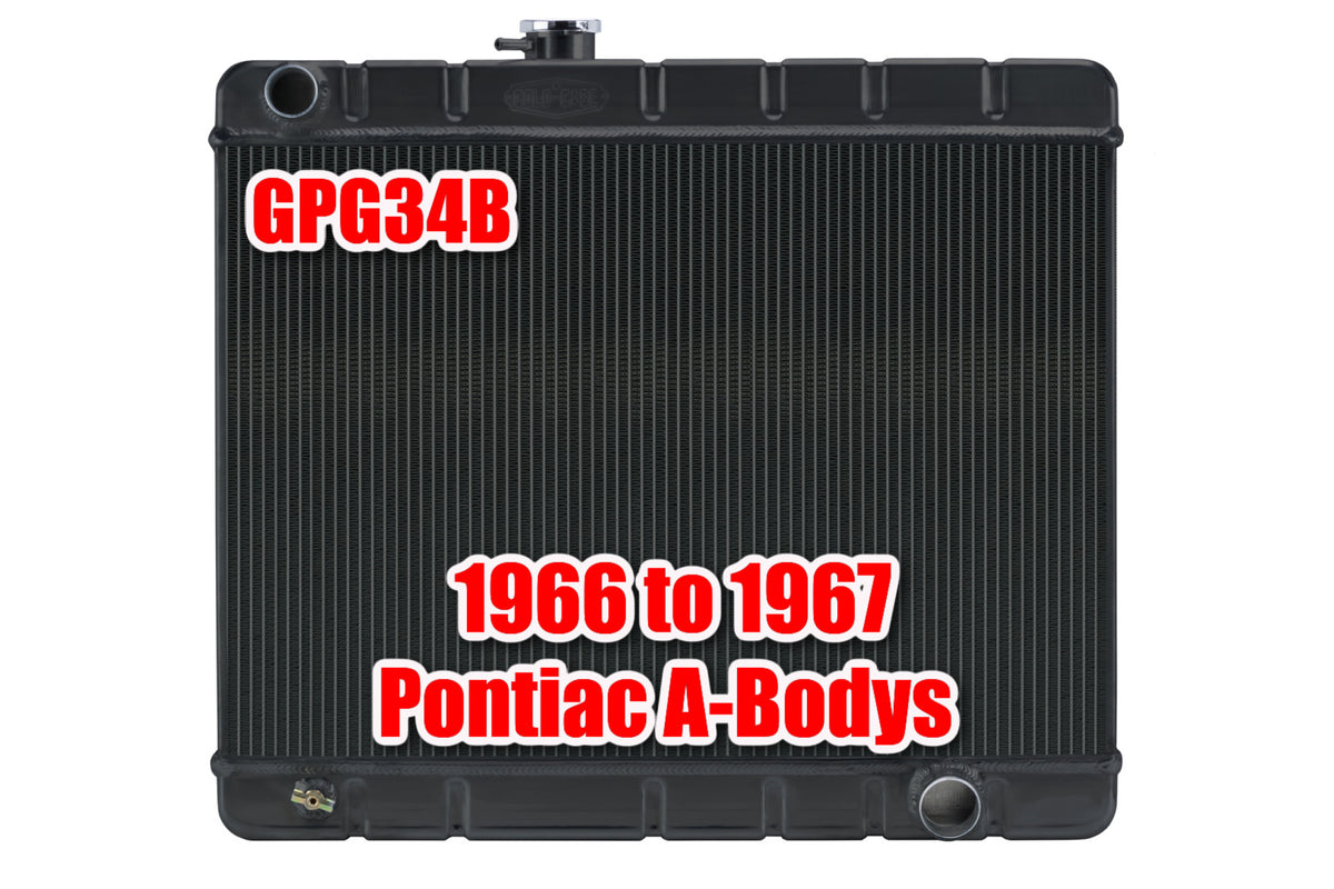 1966 to 1967 Pontiac GTO - Cold Case GPG34 - Radiator Options