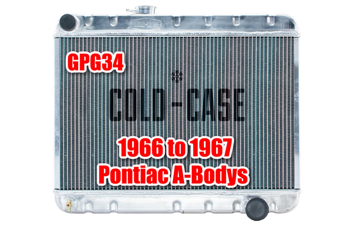 1966 to 1967 Pontiac GTO - Cold Case GPG34 - Radiator Options