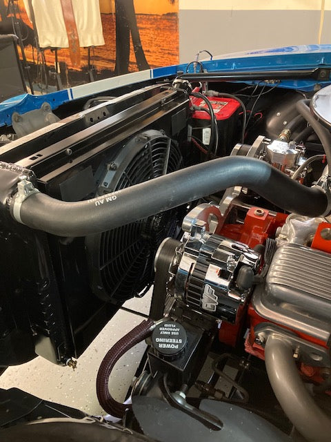 Small Block camaro shroud for cold case radiators