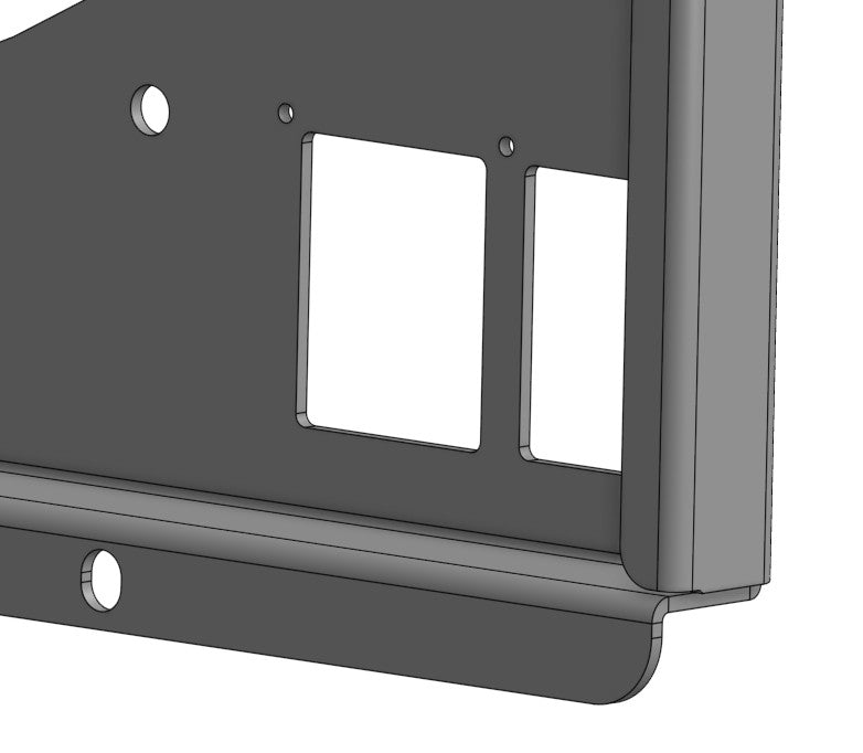 Custom Fan Shroud for a 16.5 by 19 Core radiator fits a single 16 inch Proform Brushless fan