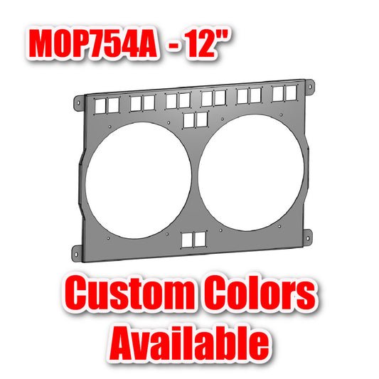 1966 to 1974 B and E Body Mopar - Dual 12 inch Fan Shroud - For ColdCase MOP754A