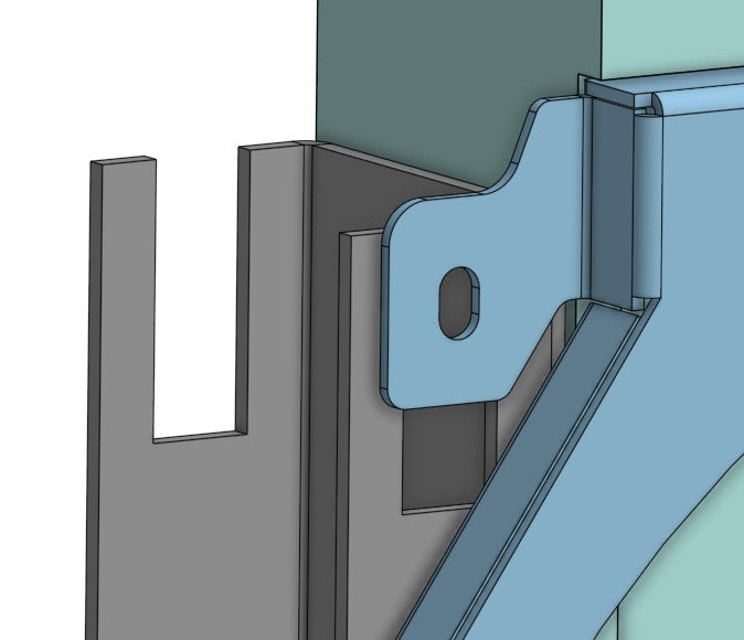 1966-67 Chevrolet Chevelle Dual 14 inch Fan Shroud for ColdCase OLD STYLE "Slotted" CHE542 Raw Aluminum or Powder Coated