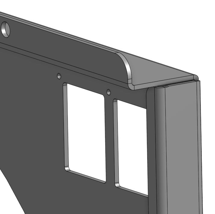 1967 to 1969 SMALL BLOCK Camaro 16 inch fan shroud for Cold Case Radiator CHC549 Raw Aluminum or Powder Coated