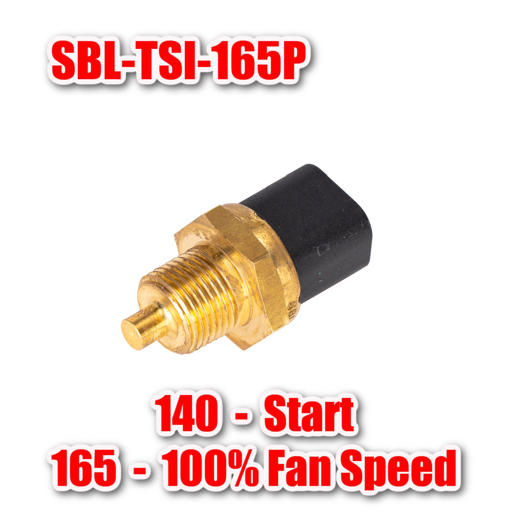 SPAL Brushless Fan Variable Temp Sensor 140-165 Degree 3/8 NPTF SBL-TSI-165P-PKG
