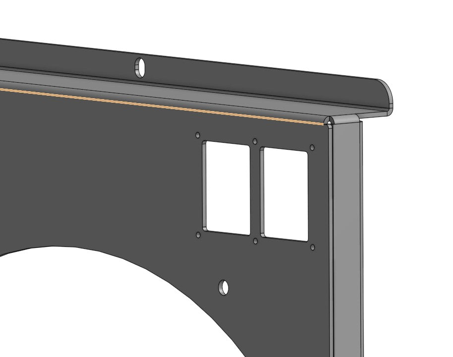 1970 to 1981 Pontiac Firebird Shroud for Cold Case GPF18 fits 14 inch fans.  Powder Coated or Raw Aluminum