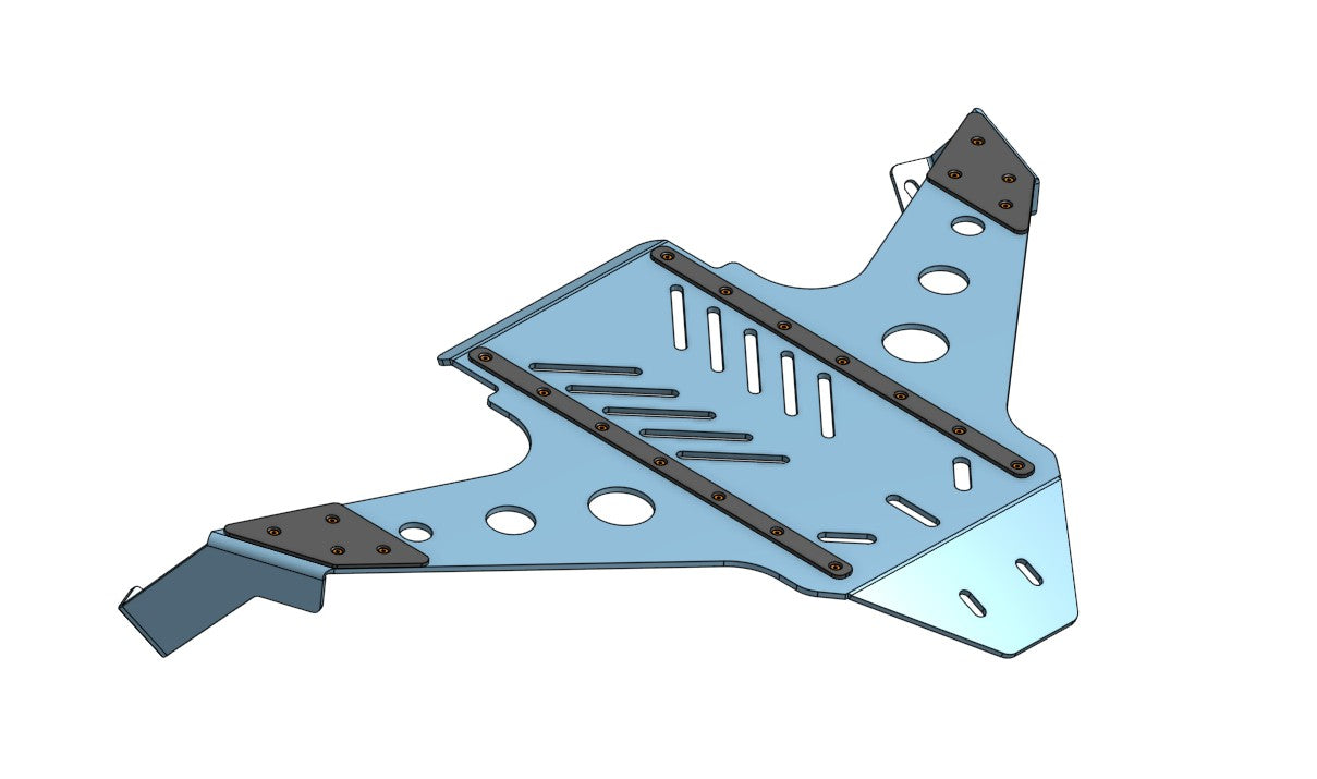 Replaceable Delrin Pads and Rails