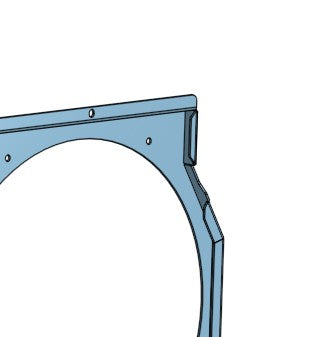 1982 to 1992 GM FBody Dual 14 Inch Fan Shroud for ColdCase LMP590 Raw Aluminum or Powder Coated