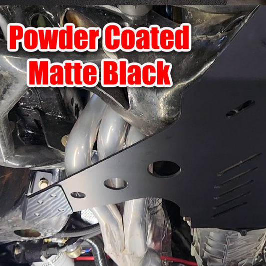 Oil Pan Protection plate for 1964 through 1972 GM A-Body's "FMG Skid Plate" with Replaceable Delrin Pads