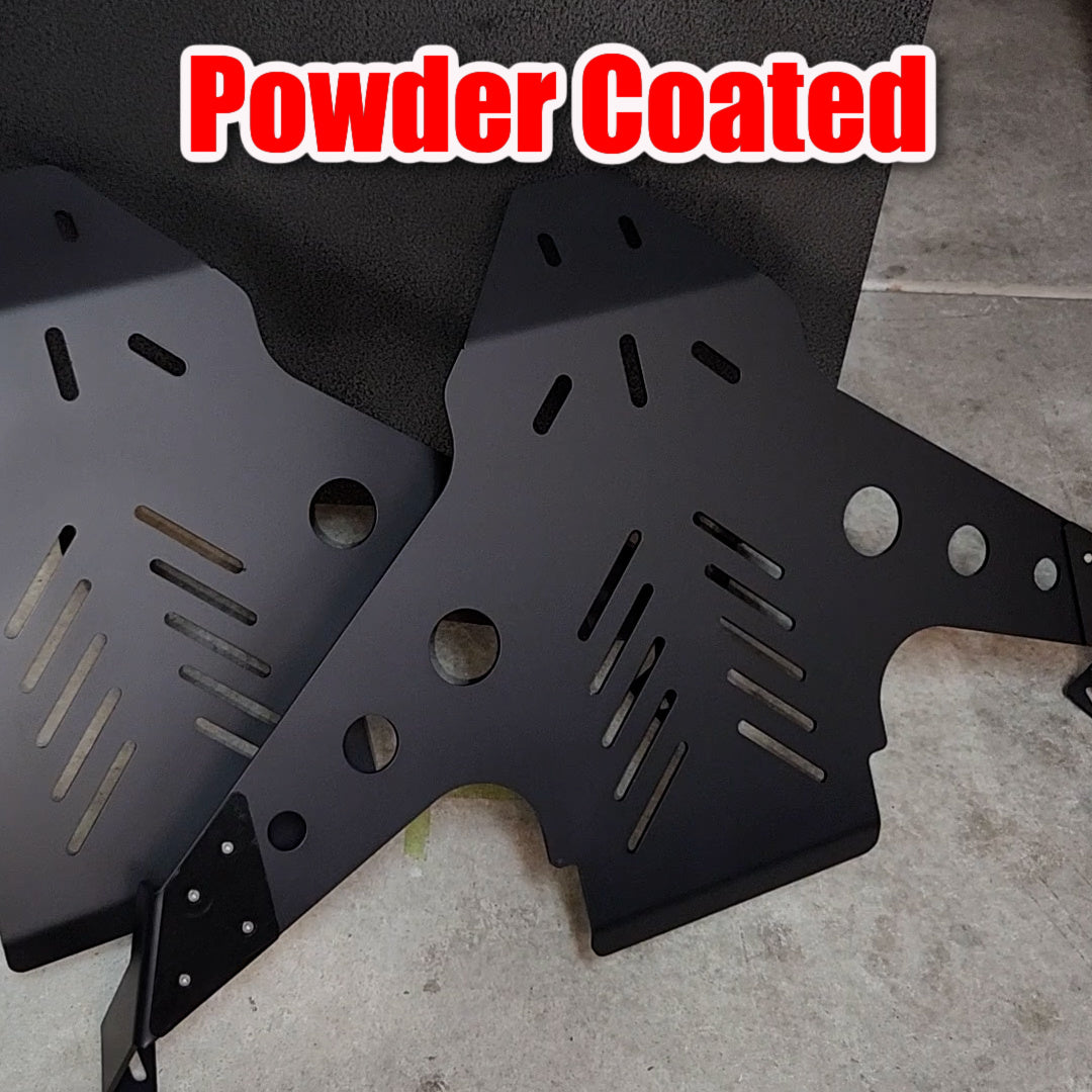 Oil Pan Protection plate for 1964 through 1972 GM A-Body's "FMG Skid Plate" with Replaceable Delrin Pads