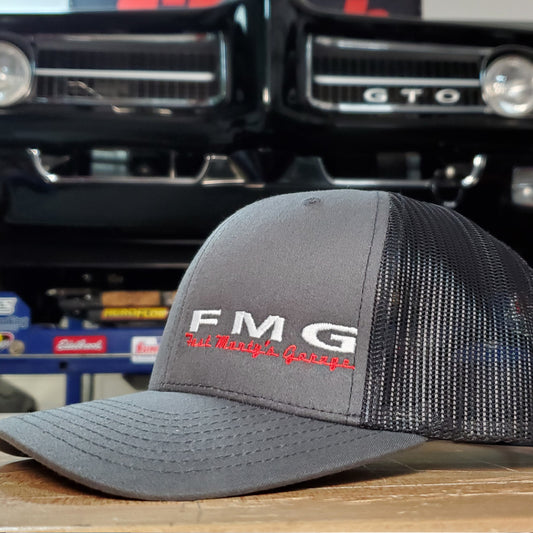 Fast Monty's Garage FMG Logo Hat - Black/Gray
